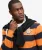 Monogram Stripe Rugbyshirt Relaxed Pasvorm Orange