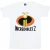 Li-cense Disney dames incredibles 2 emblem logo cotton boyfriend t-shirt