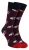 HS by Happy Socks – Heren 3-Pak Classic Flower Dress Sokken – Bloem (Bordeaux)