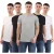 Duck and Cover Heren Caplaz Mouw T-shirt met print (5-pack) (Veelkleurig)
