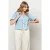 &Co Woman top light blue denim