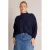 Yest Curve trui Plus Size – donkerblauw