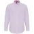Premier Heren Katoen Rijke Oxford Stripe Shirt (Wit/Roze)