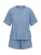 TOM TAILOR Korte pyjama  smoky blue / wit