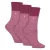3-Pack Dames Thermosokken Warme Winter Crew Sokken met Geborstelde Binnenkant