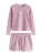self. Korte pyjama  rosa / zwart / wit