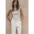 Mikuta The White Regular Tank Top White