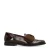 Manfield lakleren loafers met strik bruin