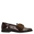 Manfield lakleren loafers met strik bruin