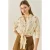 Geborduurde Poplin Shirt met Knoopsluiting