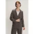 Elegante Gestreepte Double Breasted Blazer Dames Greenpoint