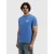 Pure Path regular T-shirt met backprint blauw