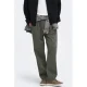 ONLY & SONS loose fit casual broek – donkergroen