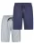 Phil & Co. Berlin Pyjamabroek ‘ Classic ‘  blauw / donkerblauw / lichtgrijs