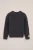 WE Fashion – Jongens gebreide trui met structuur – Regular fit – Donkergrijs – Katoen –