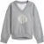 Tommy Hilfiger Varsity V-neck Fleece Med Heather Grey