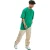 Urban Classics Heren Effen Tall T-shirt (Groen)