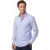 Overhemd Eton lichtblauw Classic Fit met borstzak