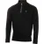 Calvin Klein Heren Geborduurd Logo Raglan Sweatshirt met Ritssluiting (Zwart)