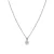 Ketting van 925 sterling zilver en gerhodineerde briljant zirkonia – Oris