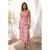 TRENDYOLMİLLA Dames Meerkleurig Bloemen Midi Mouwloos Recht Jurken