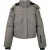 Jack Wills Dames/Dames Cropped Puffer Jacket (Mokka)
