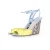 Christian Dior Neon gele sleehak met slangenhak.
