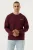 Chief sweater donkerrood