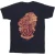 Harry Potter Heren Gryffindor Schets Crest T-Shirt (Marineblauw)