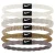 Nike Flex Haarband (Set van 6) (Wit/Grijs/Bruin/Beige)