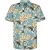 Petrol Industries – Heren All-over Print Overhemd Conchline – Blauw