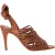 Loro Piana Kristin geweven sandalen met enkelbandjes in bruin leer