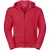 Russell Heren Authentic Full Zip Hoodie (Klassiek rood)