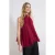 TRENDYOLMİLLA Dames Bordeaux Effen Mouwloos Relaxed fit Blouses