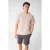 Shoeby regular fit T-shirt met print – lichtbruin
