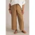 Yest Curve straight high waist broek taupe