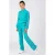 B.Nosy straight casual broek turquoise