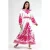 Paisley Print Maxi Jurk met Strikdetails