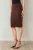Hoge Taille Bodycon Midi Rok