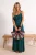 TRENDYOLMİLLA Dames Blauw Bloemen Maxi Mouwloos Strandkleding Recht Strandjurken