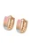 faina Oorbellen  opaal / rose-goud / rosa