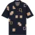 Lyle & Scott Heren Vierkant Gebreid Regelmatig Poloshirt (Donkere marine)