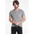 John Varvatos Rex Ss Henley With Sublime Wash Med Grey