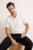 TRENDYOL MAN Heren Ecru Effen Kort Regular fit Poloshirts