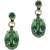 OTAZU Antique Earhangers Erinite Green