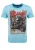 Key Largo Shirt ‘Tour’  hemelsblauw / gemengde kleuren