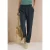 Mid Waist Slim Legs broek in Loose Fit