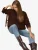 Hiccup Oversized trui  bruin