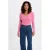 Morgan trui rib gebreid roze