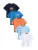 Baker by Ted Baker Shirt  blauw / navy / lichtblauw / oranje / wit